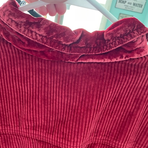 J. Jill Rich Red Corduroy Fabric - Picture 3 of 9